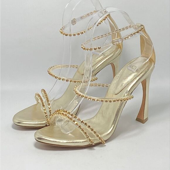 Alexandre Birman Dolores Crystal Ankle-Strap Sandals size 38.5 - Picture 3 of 13